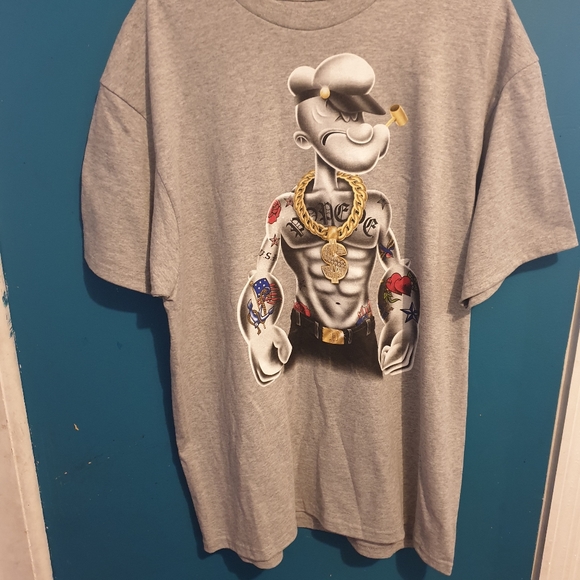 2021 Popeye Gangster T-shirt Hero Assorte 3 shirt collection - Picture 4 of 5